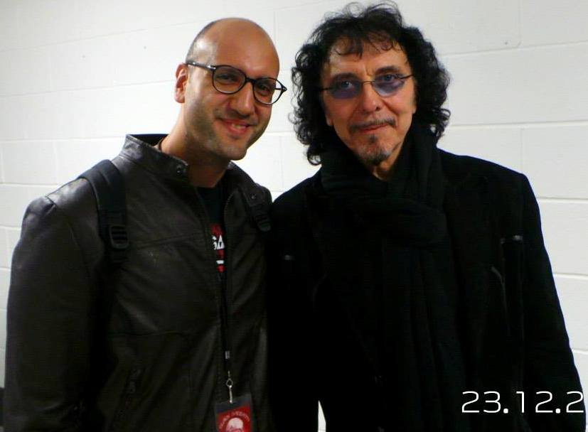 Tony with longtime friend Mohammed Osama during 